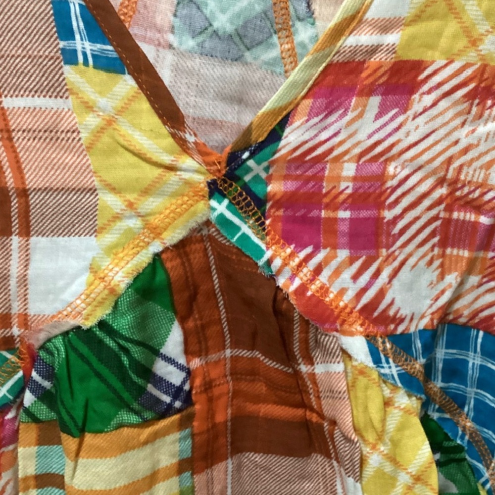 Ces Femme Multi Color Patchwork Mini Sundress (NW… - image 10